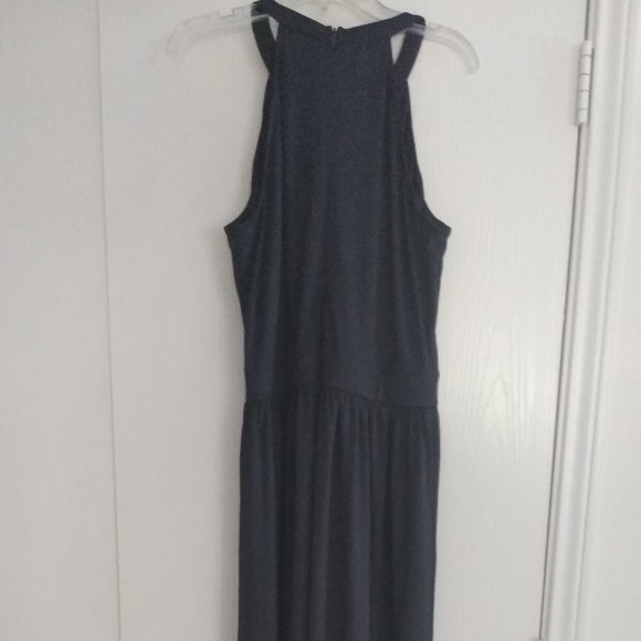 Navy Blue Evening Dress - Picture 5 of 6